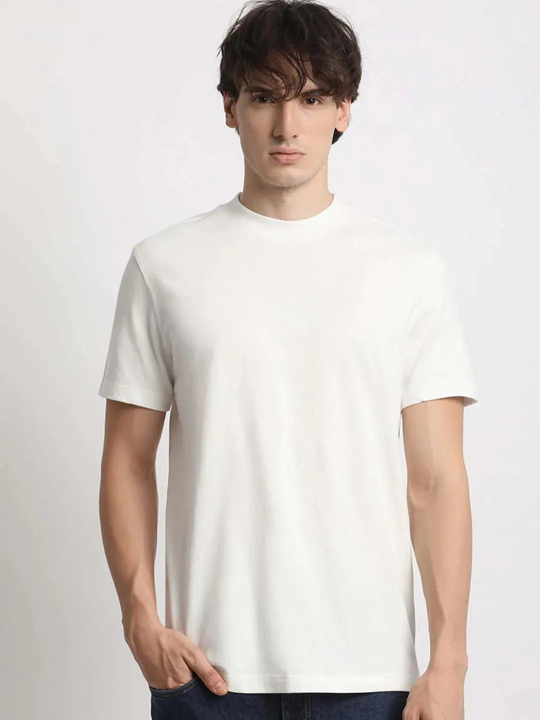 Blue Design Men's Shirt Half Sleeves Exclusive Summer Edition