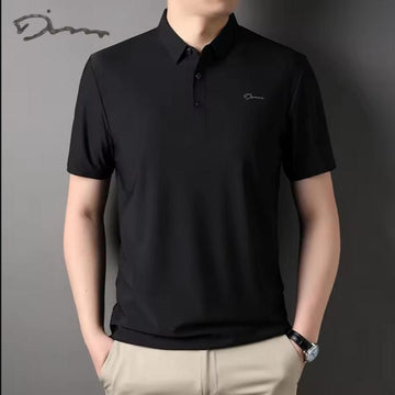 t Business Solid Color Half Sleeved Tops Smooth