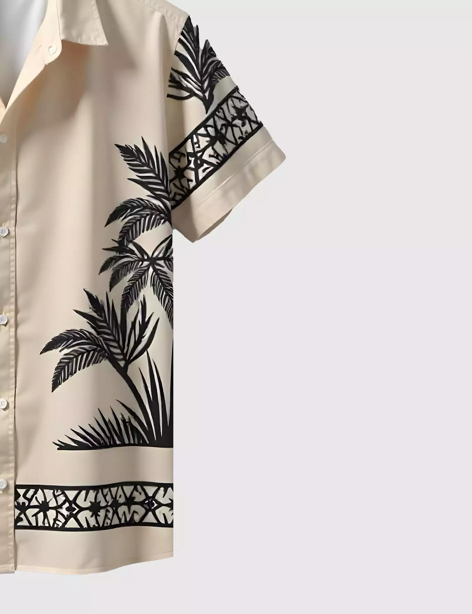 Tree on Border Men's Shirt Half Sleeves Exclusive Summer Edition
